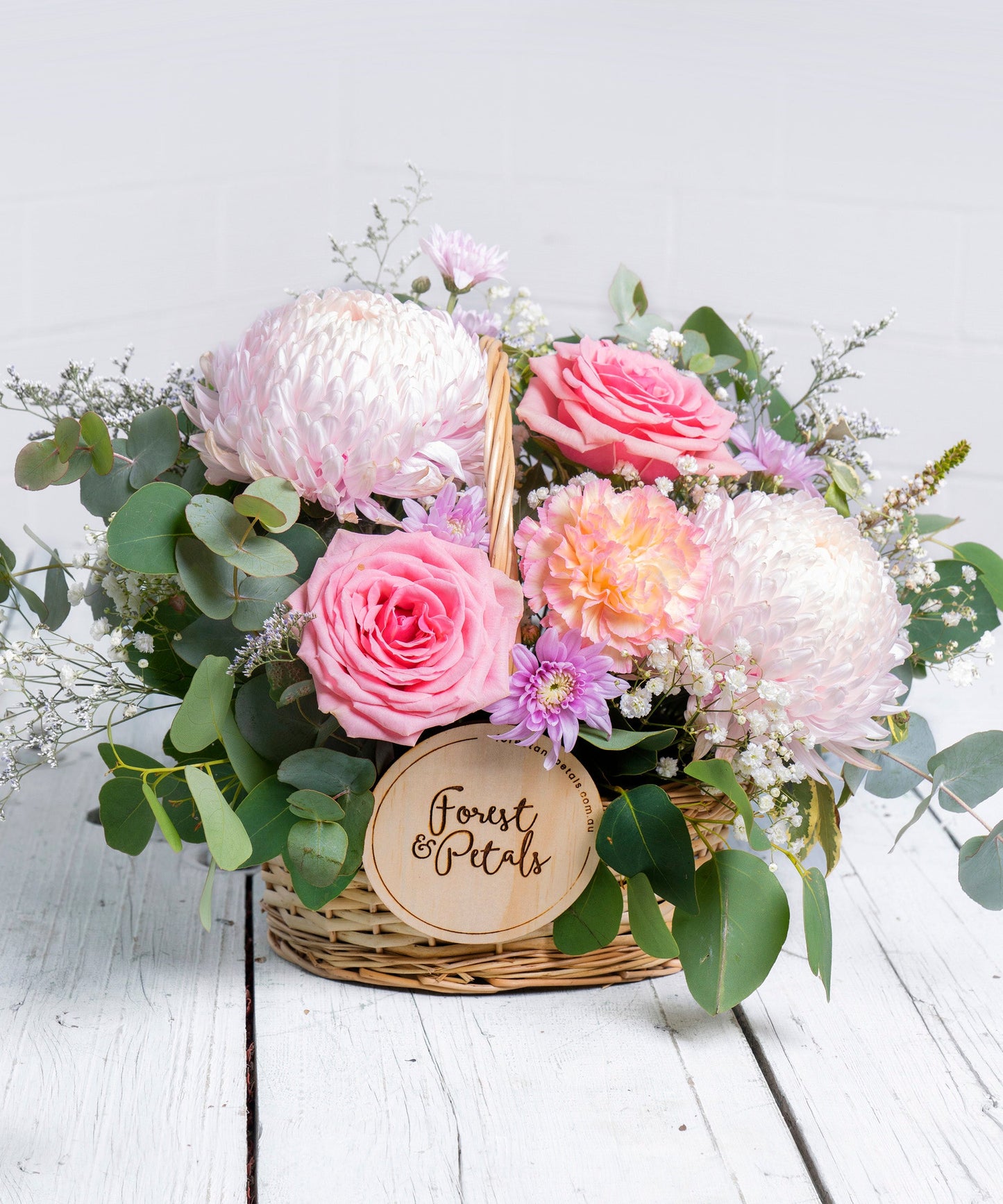 Blooming Love Basket Pink