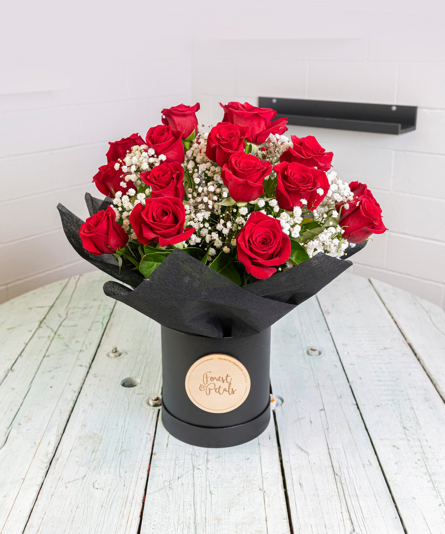 Red Romance in Premium Hat Box